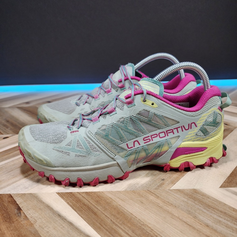 La Sportiva Bushido III Shoes Womens Size 10.5 Multicolor Trail Running Grip - Picture 2 of 14
